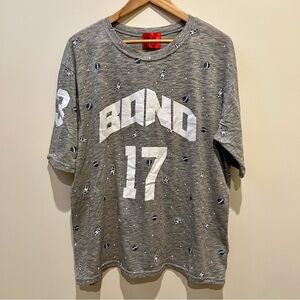 Gray Graphic T-Shirt with astronaut